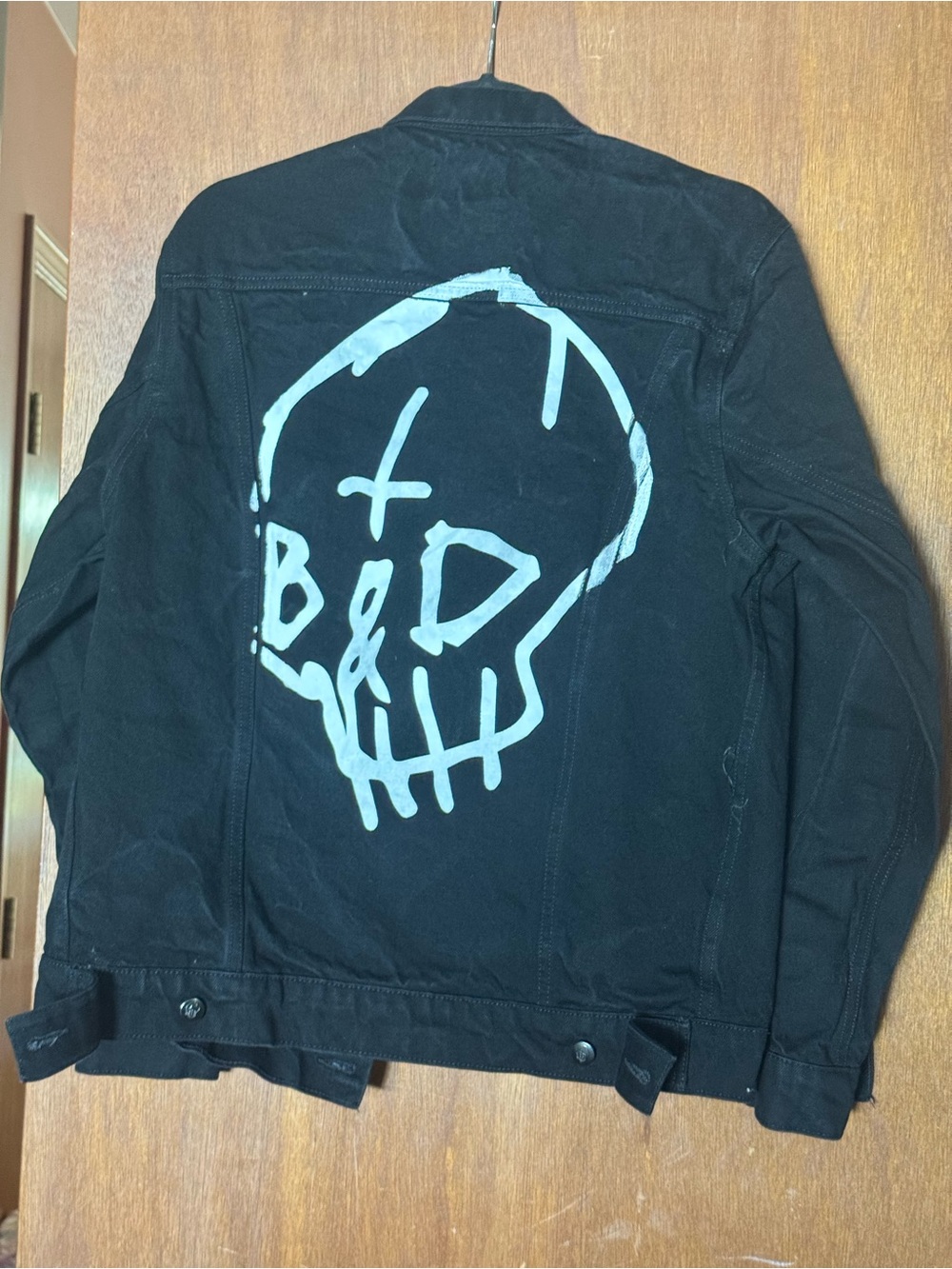 G eazy black denim jacket xlarge